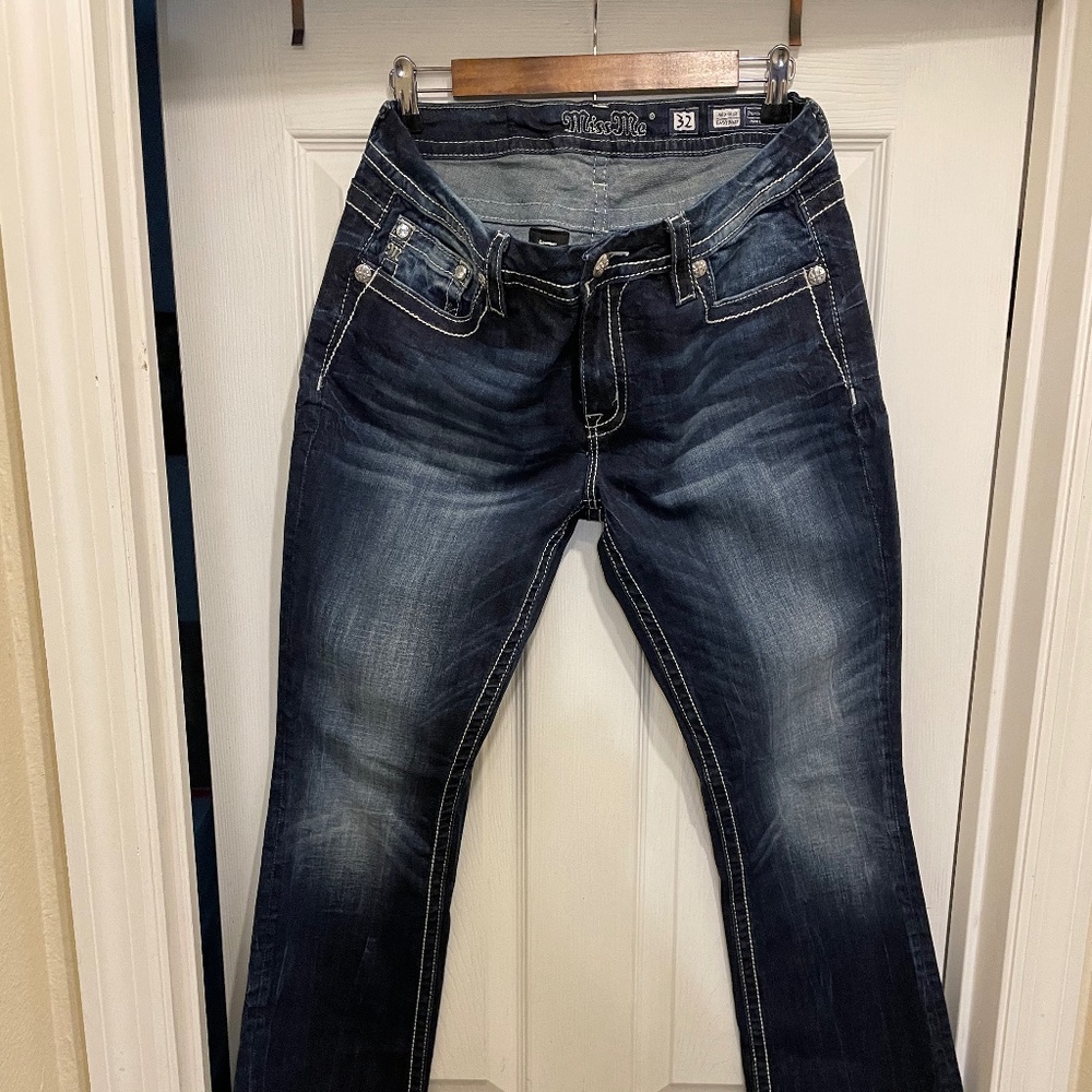 women’s Miss Me boot cut jeans size 32 x 33